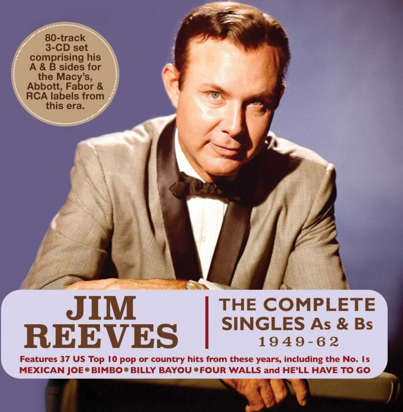 Jim Reeves  The Complete Singles As & Bs 194962  CD