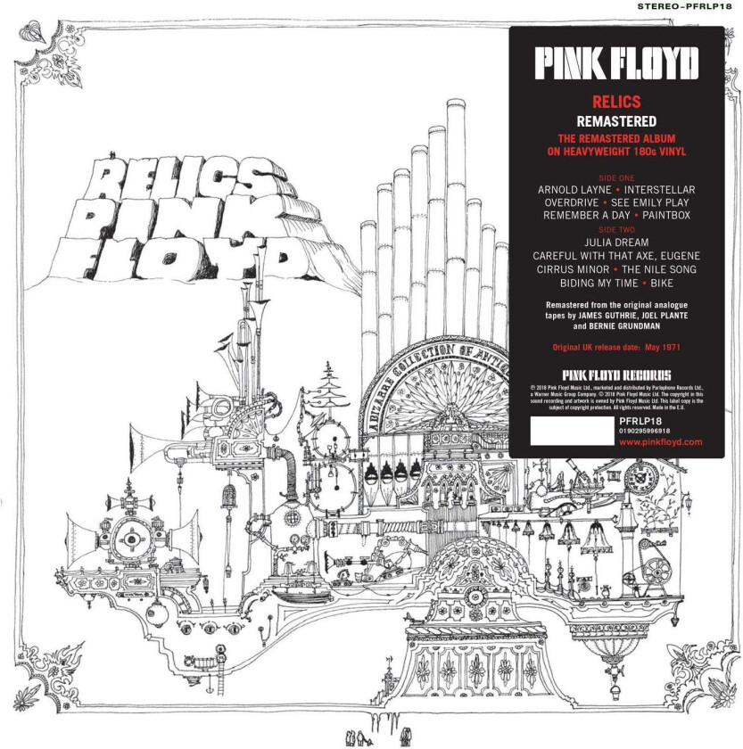 Pink Floyd Relics LP/Vinyl