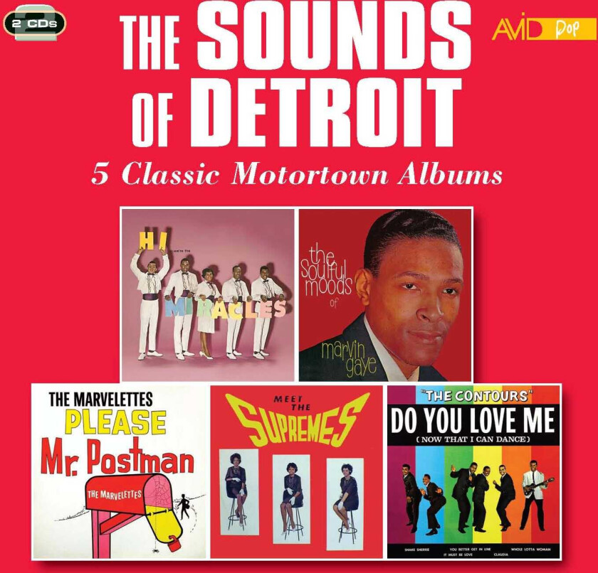 Diverse Soul, Diverse Artister The Sounds Of Detroit: 5 Classic Motortown Albums CD