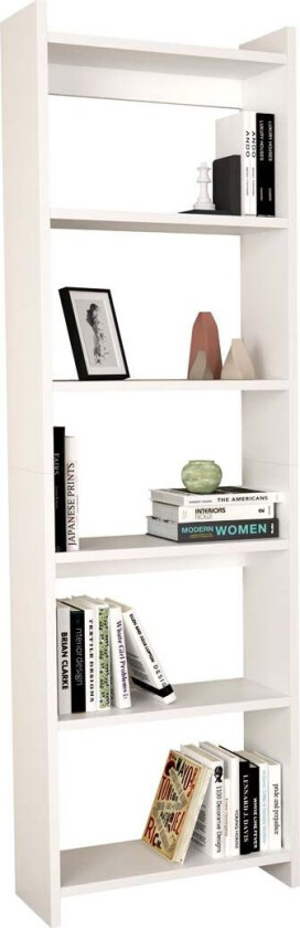 TilusXL hylle 5 hyller hvit.