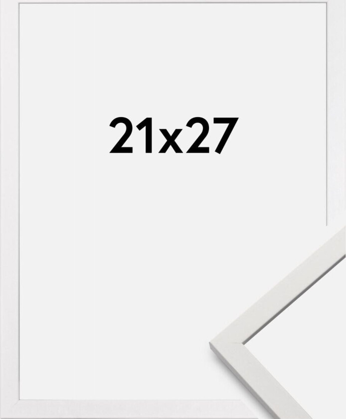 Ramme Edsbyn Akrylglass Hvit 21x27 Cm