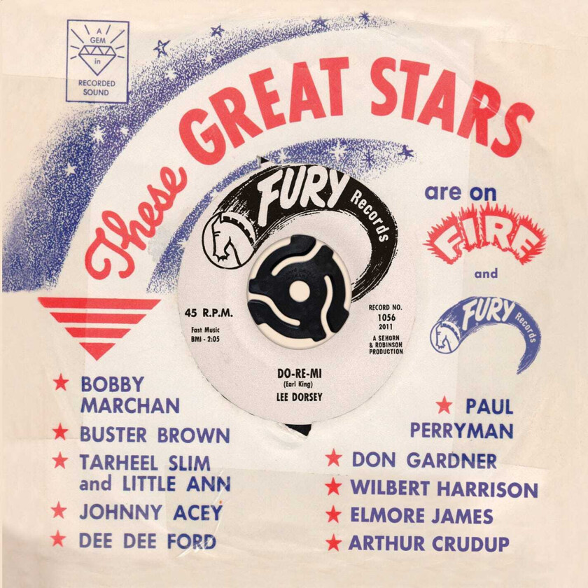 Diverse Blues, Diverse Artister, Diverse Rock These Great Stars Are On Fire And Fury Records CD