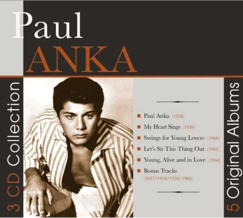 Paul Anka  5 Original Albums  CD