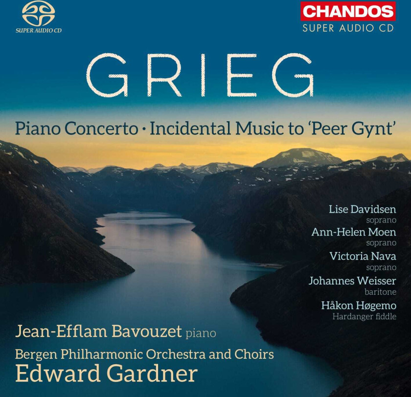 Bergen Philharmonic Orchestra, Lise Davidsen, AnnHelen Moen, Johannes Weisser, JeanEfflam Bavouzet, Edward Gardner  Grieg: Piano Concerto & Peer Gynt  CD