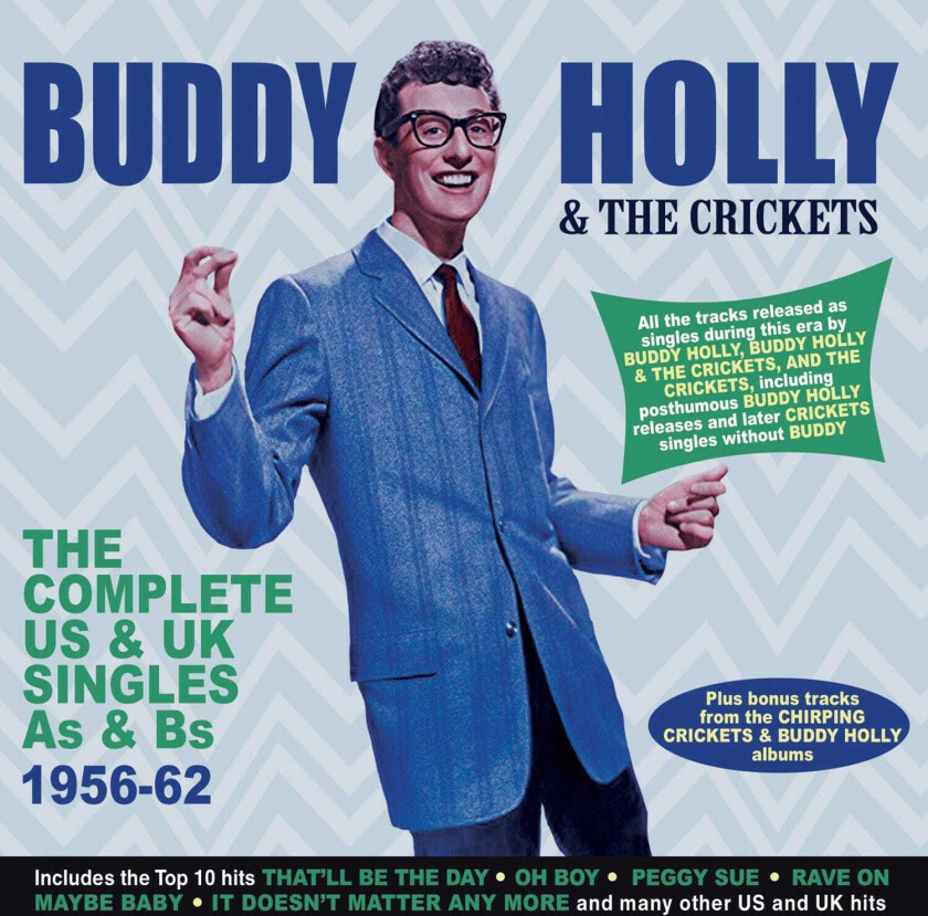 Buddy Holly, The Crickets  The Complete Us & Uk Singles As & Bs 195662  CD