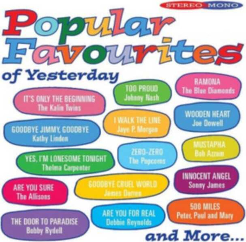 Diverse Artister Popular Favourites Of Yesterday CD