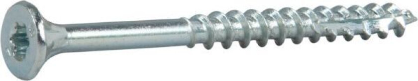 Treskrue essdrive senkhode blankforsinket 4x35 mm 20 stk