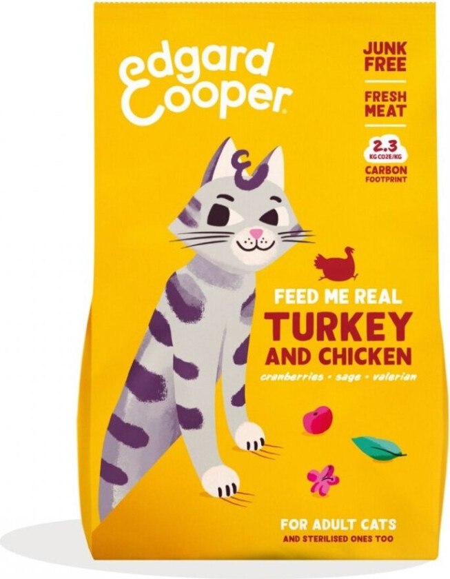 Edgard&Cooper Cat Adult Turkey & Chicken