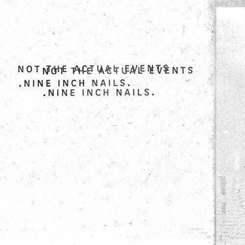 Nine Inch Nails Not The Actual Events LP/Vinyl