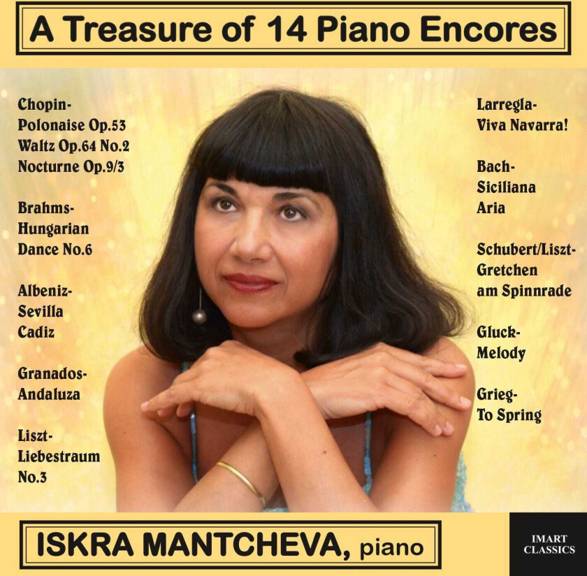 Iskra Mantcheva Iskra Mantcheva A Treasure Of 14 Piano Encores CD