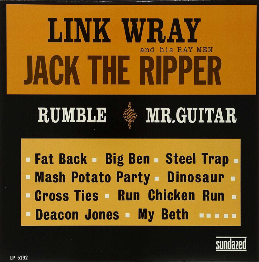 Link Wray Jack The Ripper LP/Vinyl