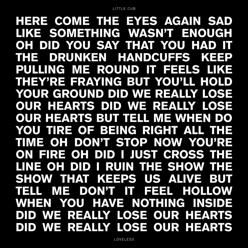 Little Cub Loveless LP/Vinyl