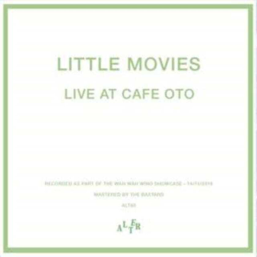 Little Movies Live At Café Oto CD