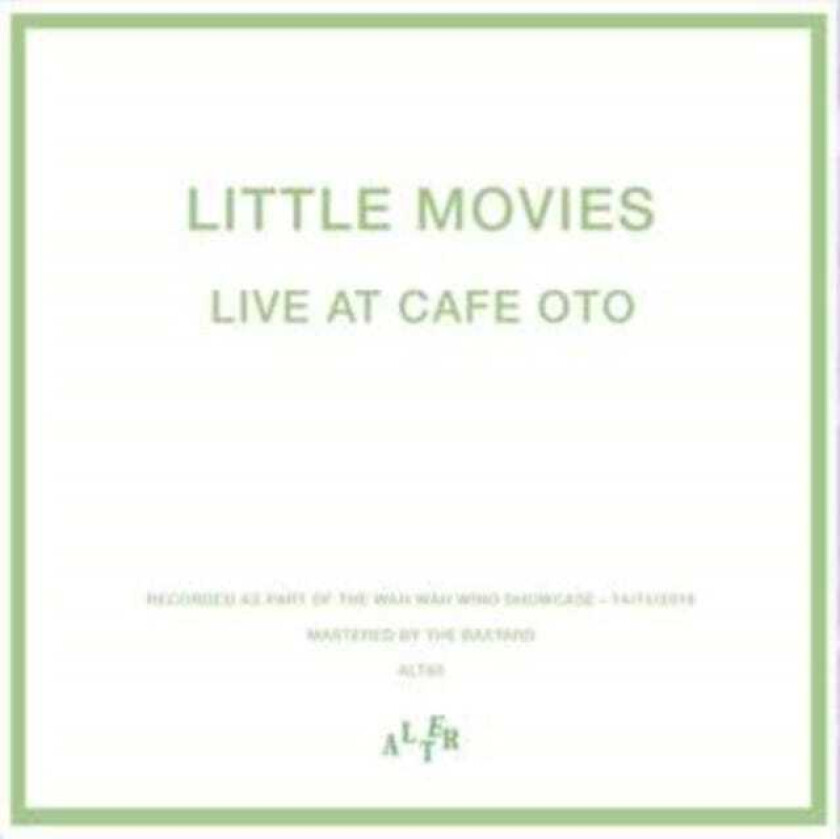 Little Movies  Live At Café Oto  CD