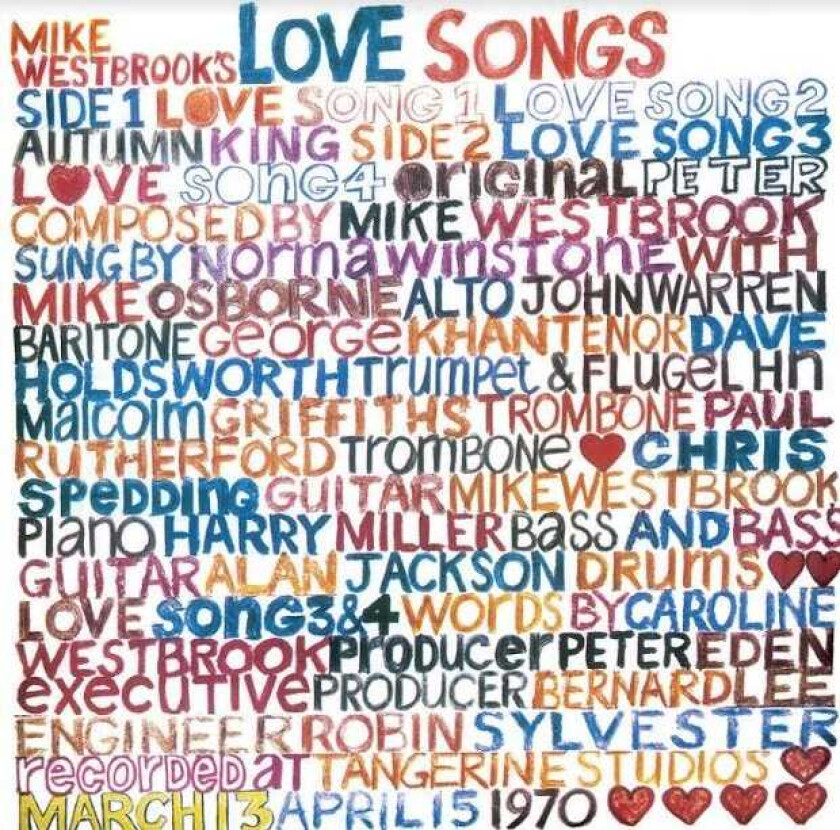 Mike Westbrook Love Songs LP/Vinyl