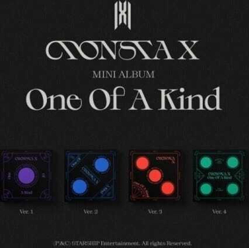 Monsta X One Of A Kind (Incl. 128pg Photobook, 20pg Lyric Book, Photocard + Sticker) CD