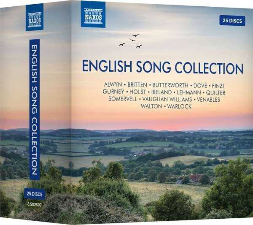 Diverse Artister Naxos English Song Collection Box Set CD