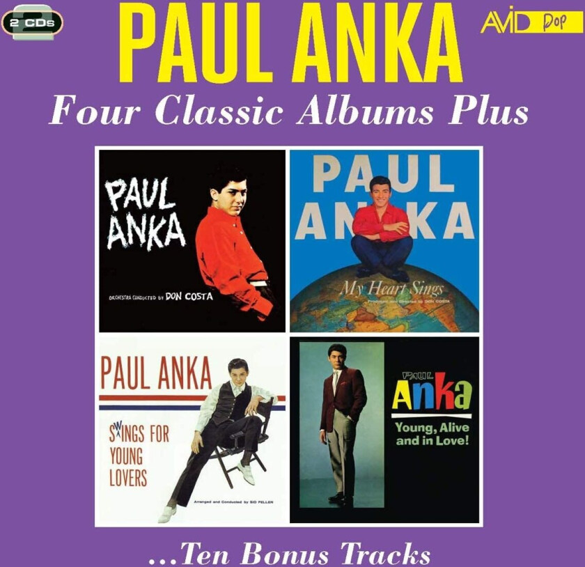 Paul Anka Four Classic Albums Plus CD