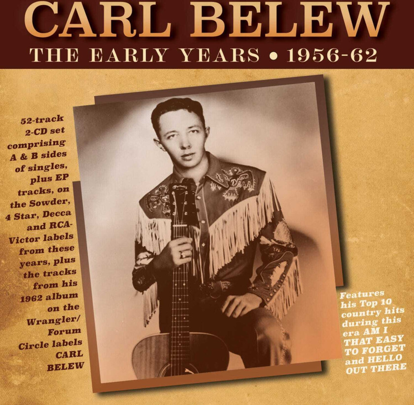 Carl Belew Early Years 195662 CD