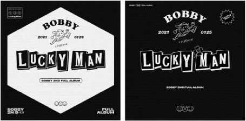 Bobby  Lucky Man (Incl. 80pg Photobook, 32pf DIY Book , Sticker, Photocard, Folded Poster, Magnetic Coupon,  CD