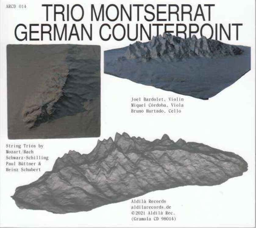 Trio Montserrat, Paul Buttner, Heinz Schubert, Reinhard SchwarzSchilling  German Counterpoint  CD