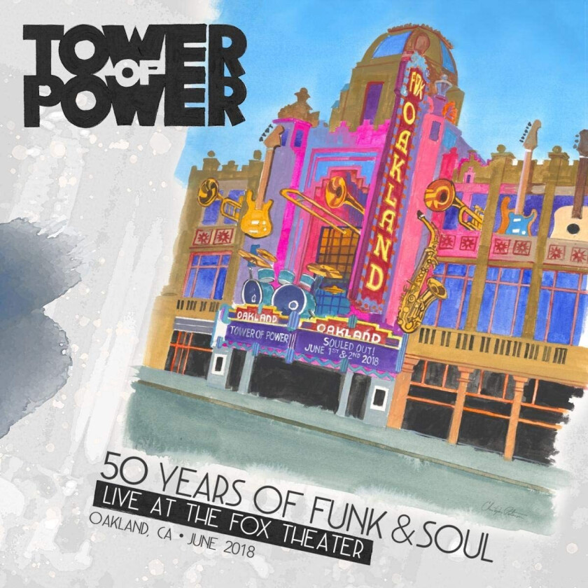 Tower Of Power 50 Years Of Funk & Soul: Live At The Fox Theater Oakland, CA June 2018 LP/Vinyl