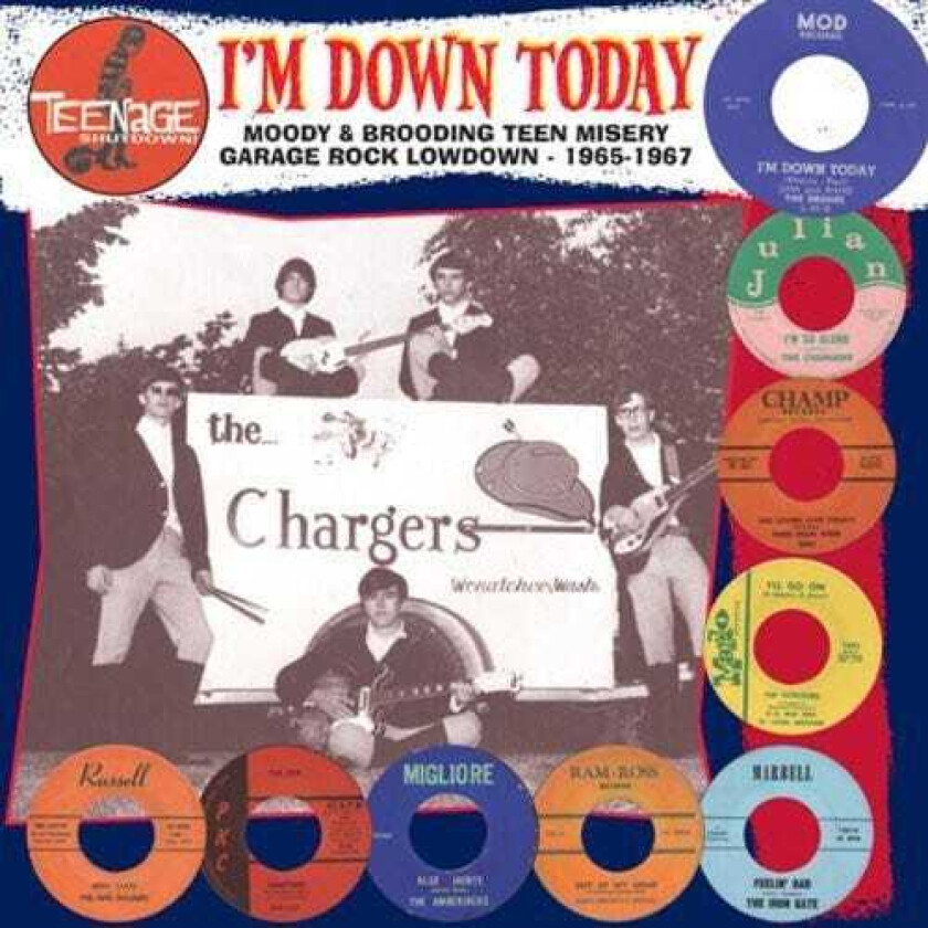 Diverse Artister, Diverse Rock  Teenage Shut Down  I'm Down Today  LP/Vinyl