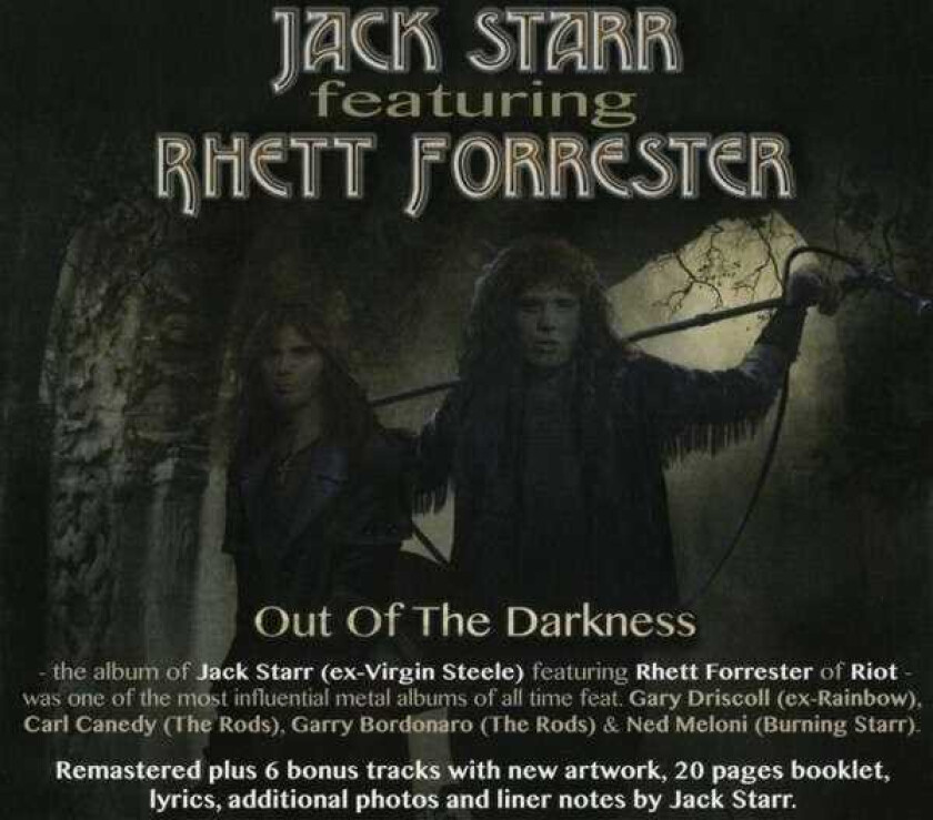 Jack Starr, Rhett Forrester  Out Of The Darkness  CD