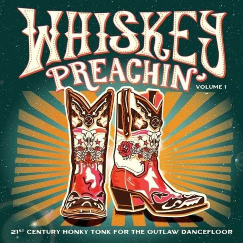 Diverse Artister, Diverse Country Whiskey Preachin' LP/Vinyl