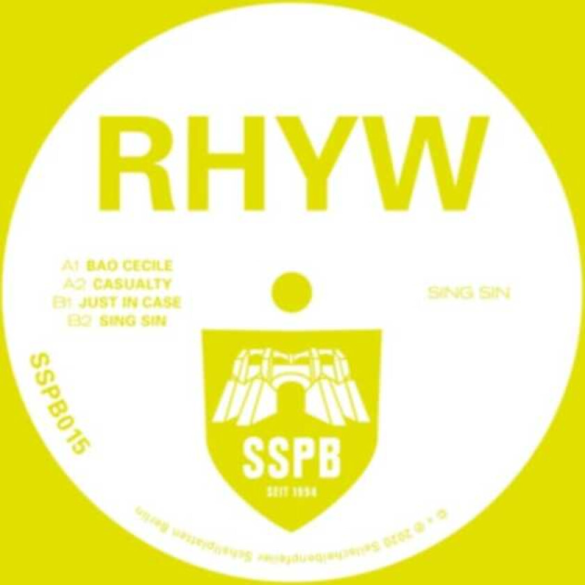 Rhyw Sing Sin LP/Vinyl