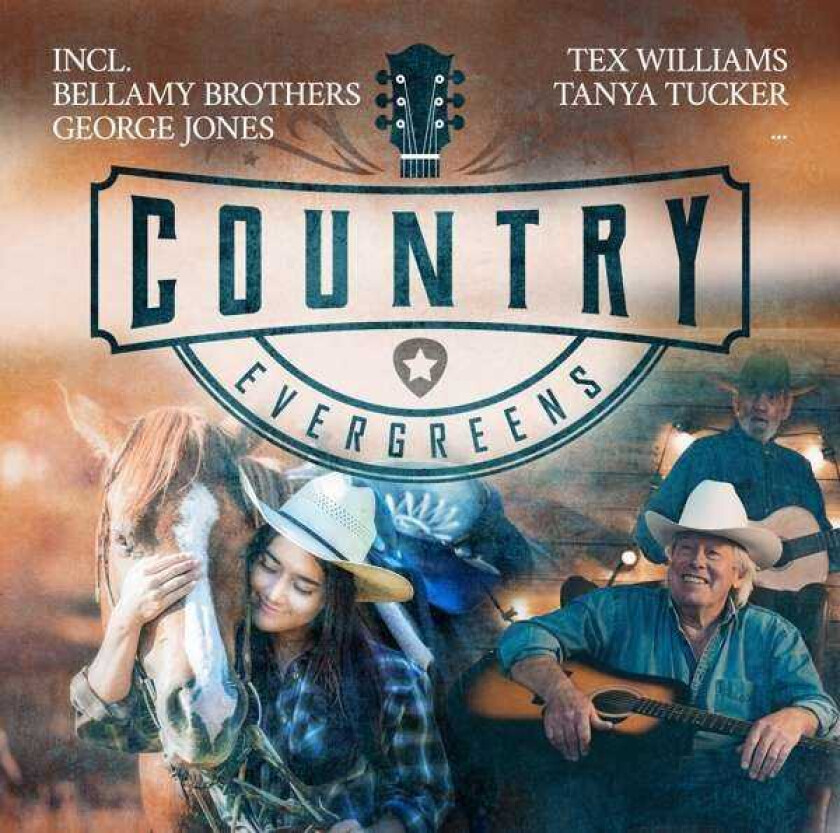 Diverse Artister, Diverse Country Country Evergreens CD