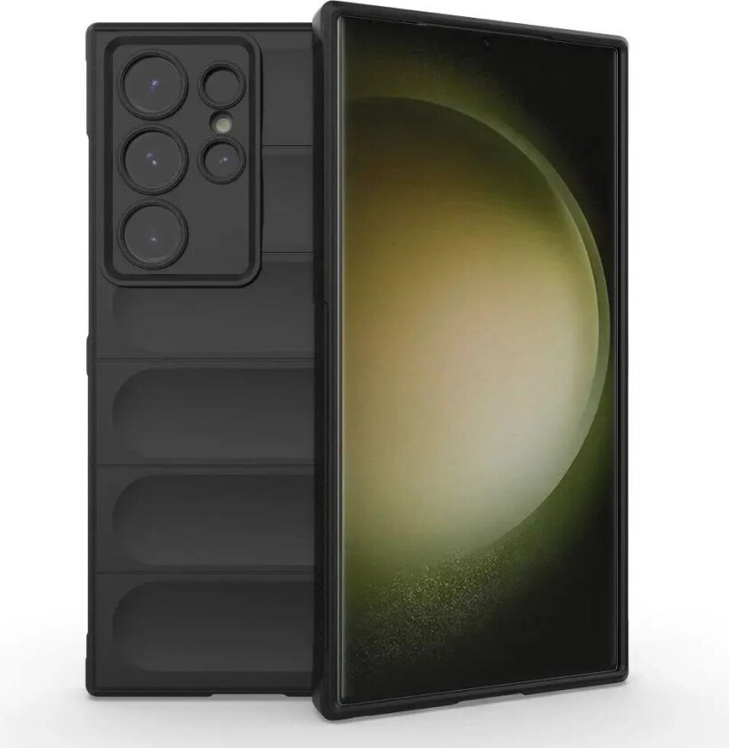 Samsung Galaxy S24 Ultra Fleksibelt Plastdeksel - Svart