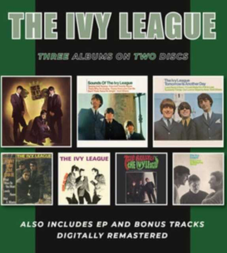 IVY LEAGUE  This Is The Ivy League/ Sounds Of The Ivy League/ Tomorrow Is Another Day/ Plus EP And Bonus Tracks  CD