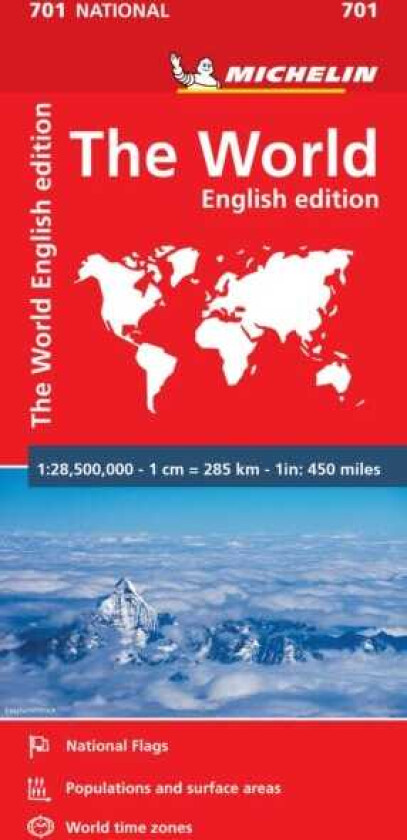 The World Michelin National Map 701 Map
