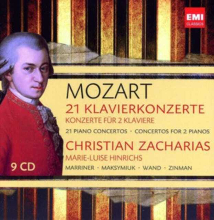 Christian Zacharias  Mozart: 21 Klavierkonzerte  CD