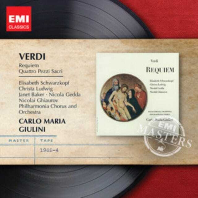 Carlo Maria Giulini, Philharmonia Chorus Orchestra Verdi: Requiem & Quattro Pezzi Sacri CD