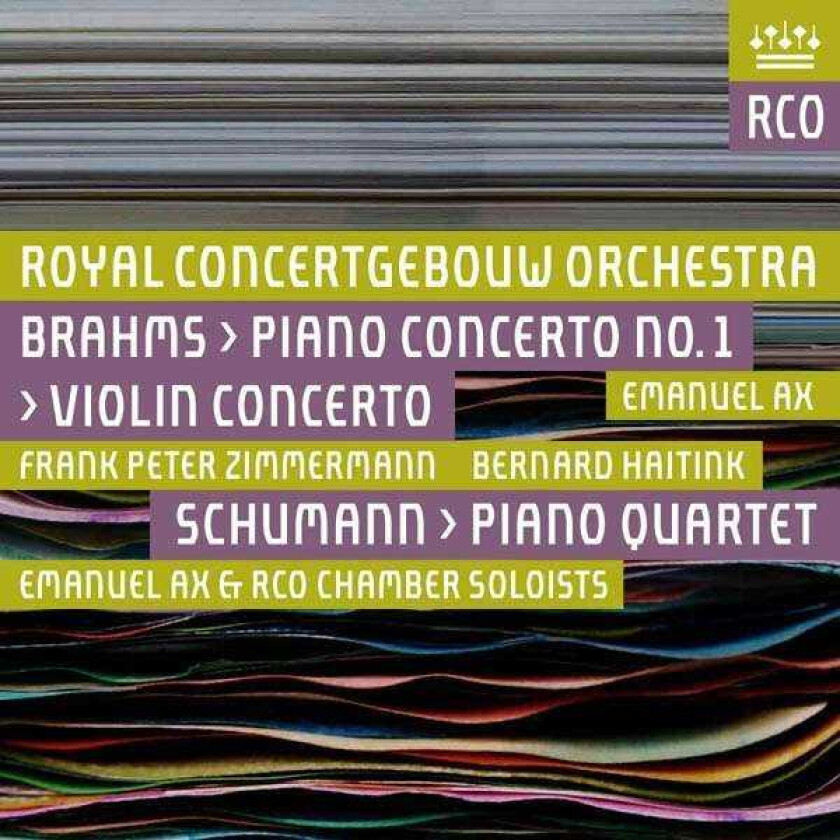 Royal Concertgebouw Orchestra, Frank Peter Zimmermann, Bernard Haitink, Emanuel Ax  Brahms Concertos & Schumann Piano Quartet  CD