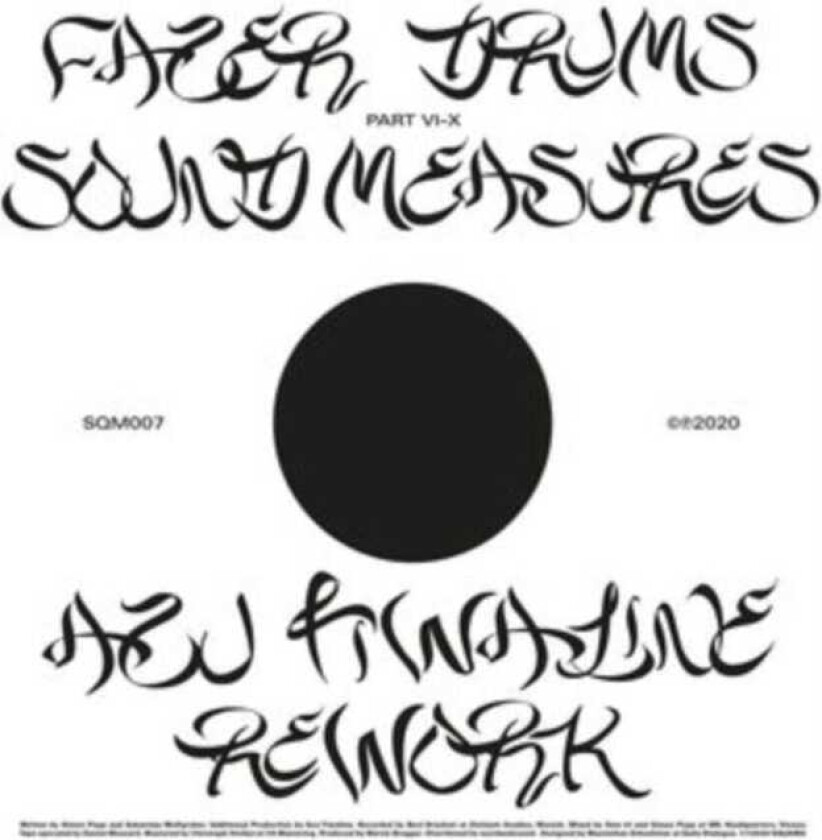 Fazer Drums Sound Measures (Azu Tiwaline Rework) LP/Vinyl