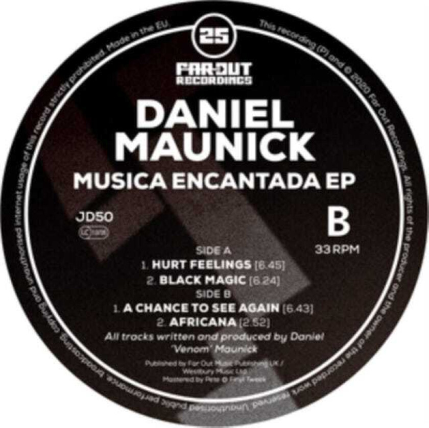 Daniel Maunick Musica Encantada LP/Vinyl