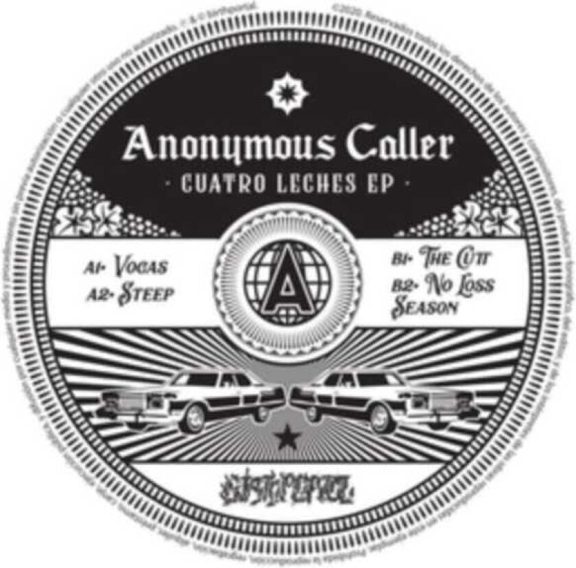 Anonymous Caller Cuatro Leches EP LP/Vinyl