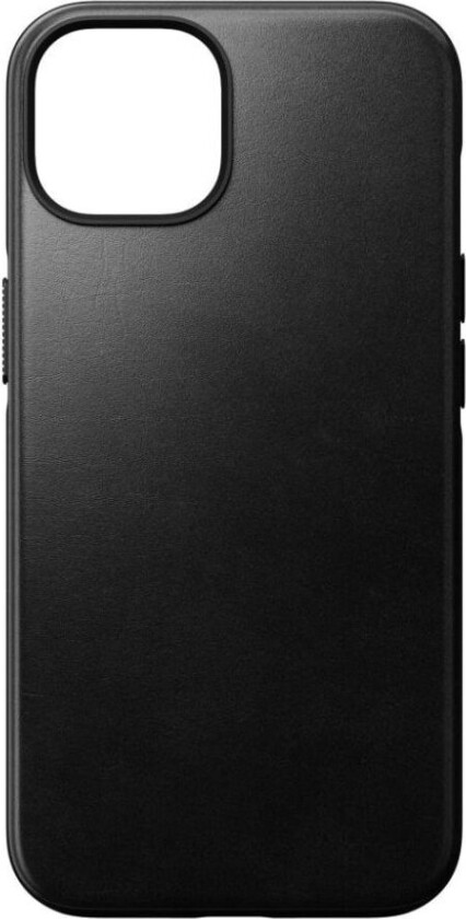 iPhone 14 Modern Horween Leather Deksel - MagSafe Kompatibel - Svart
