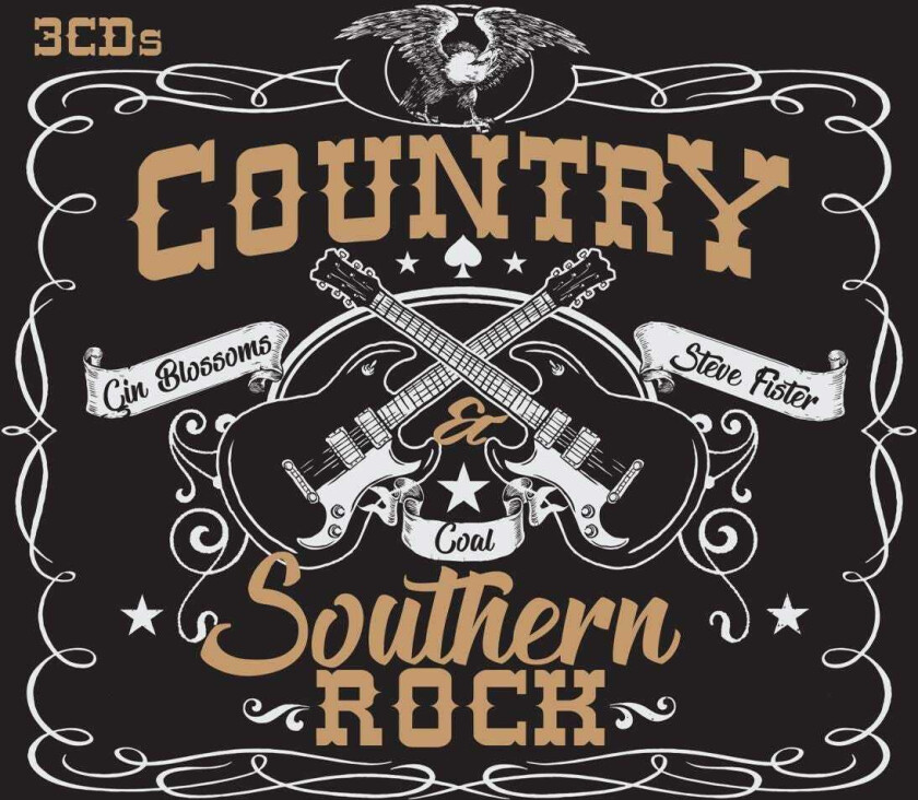 Diverse Artister, Diverse Country Country & Southern Rock CD