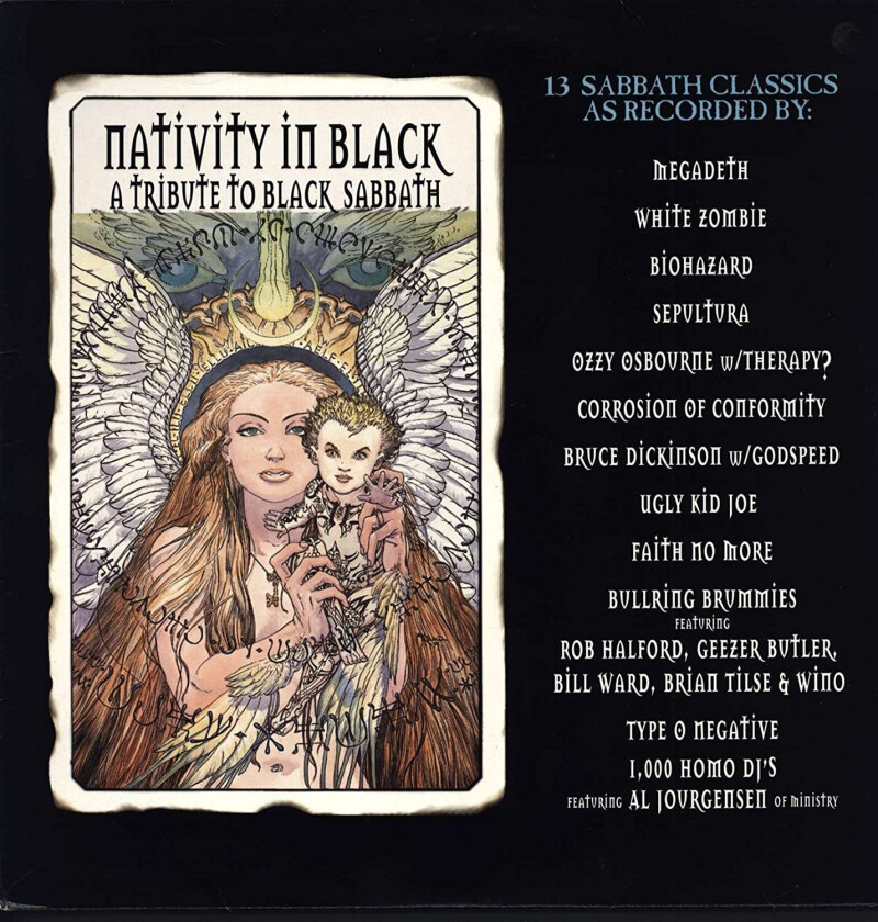 Diverse Artister, Diverse Hardrock, Black Sabbath Tribute Nativity In Black A Tribute To Black Sabbath LP/Vinyl