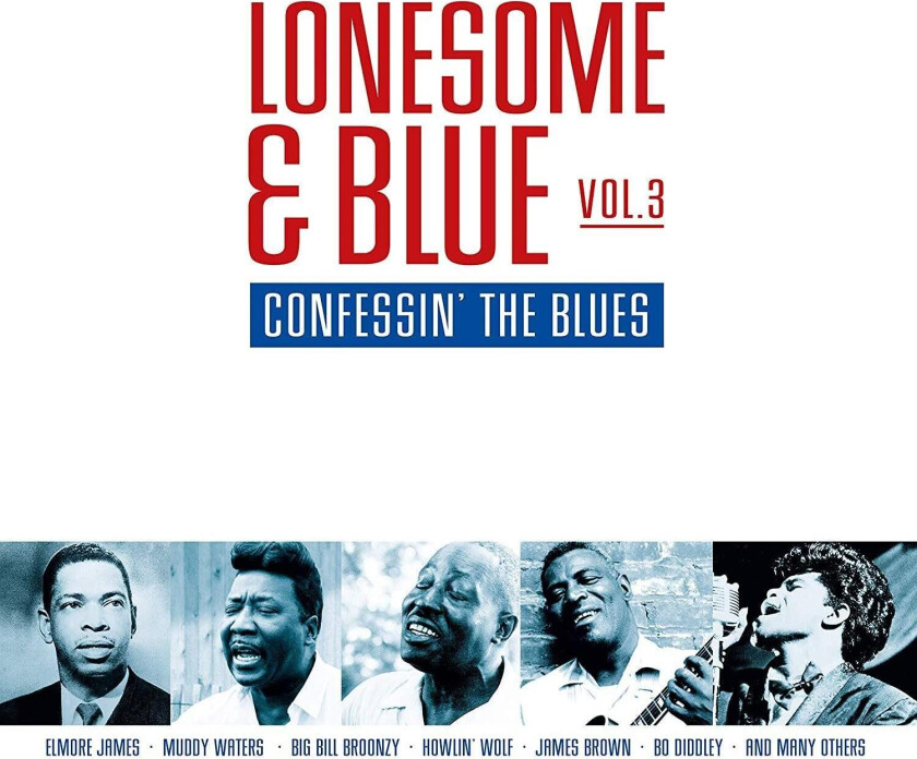 Diverse Artister, Diverse Blues  Lonesome & Blue 3  Confessin' The Blues  LP/Vinyl