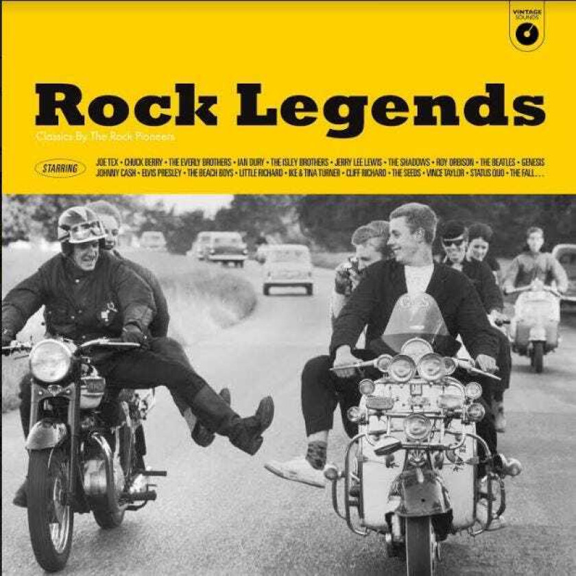 Diverse Artister, Diverse Rock Rock Legends LP/Vinyl