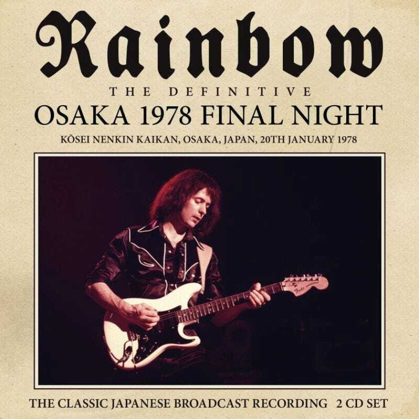 Rainbow Osaka 1978 CD