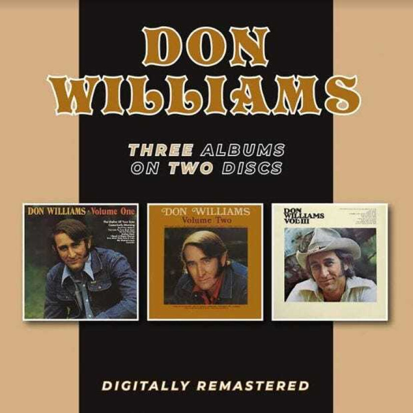 Don Williams Three Albums On Two Discs CD