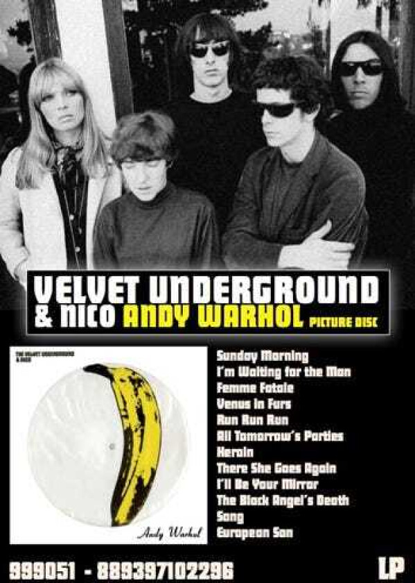 The Velvet Underground The Velvet Underground & Nico Andy Warhol Picture Disc LP/Vinyl