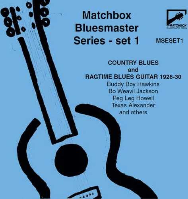 Diverse Artister, Diverse Blues Matchbox Bluesmaster Series, Vol. 1 Country Blues & Ragtime Blues Guitar 19261930 CD