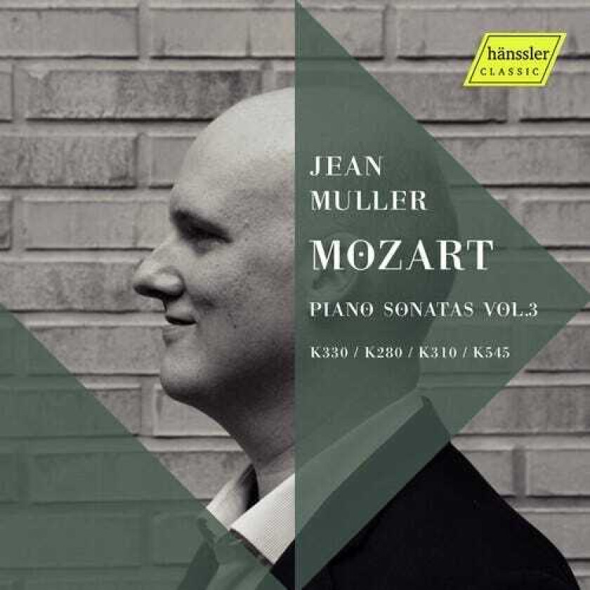Jean Muller Mozart: Complete Piano Sonatas Vol.3 K330/K280/K310/K545 CD